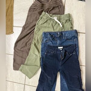 Crewcuts Gap Kids Bottoms Haul lot jeans, plaid, corduroy + new shorts  6 pairs!